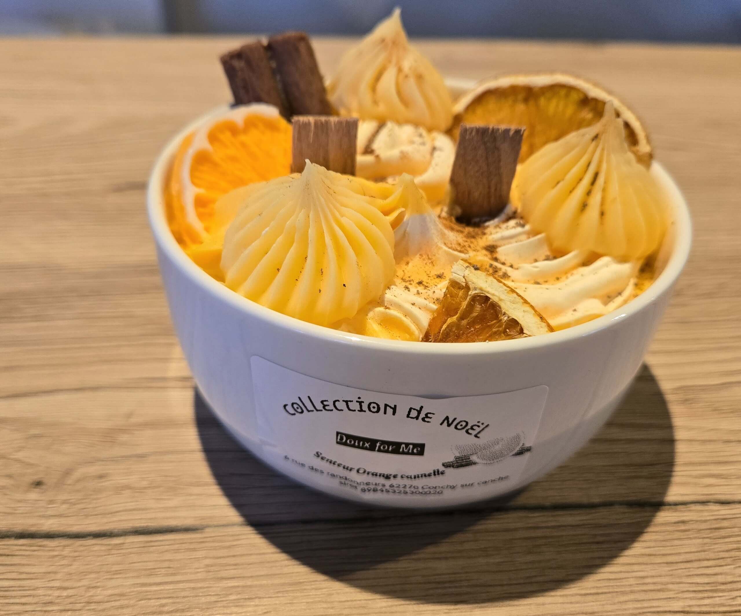 Bougies gourmandes parfumées -Collection de Noël